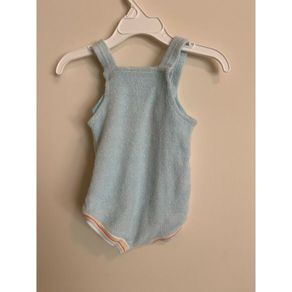 Carter's Baby Size 9 Months Terrycloth Duck Romper Vintage Made in USA Rare - Picture 4 of 5
